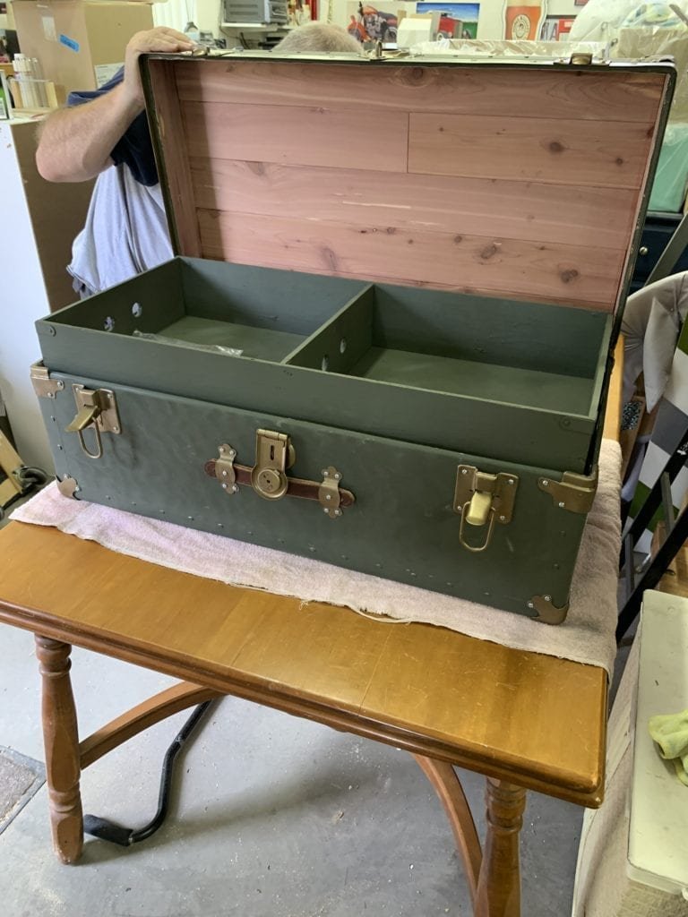 Elle & Luna | Restoration Diaries | WWII Navy Sea Chest