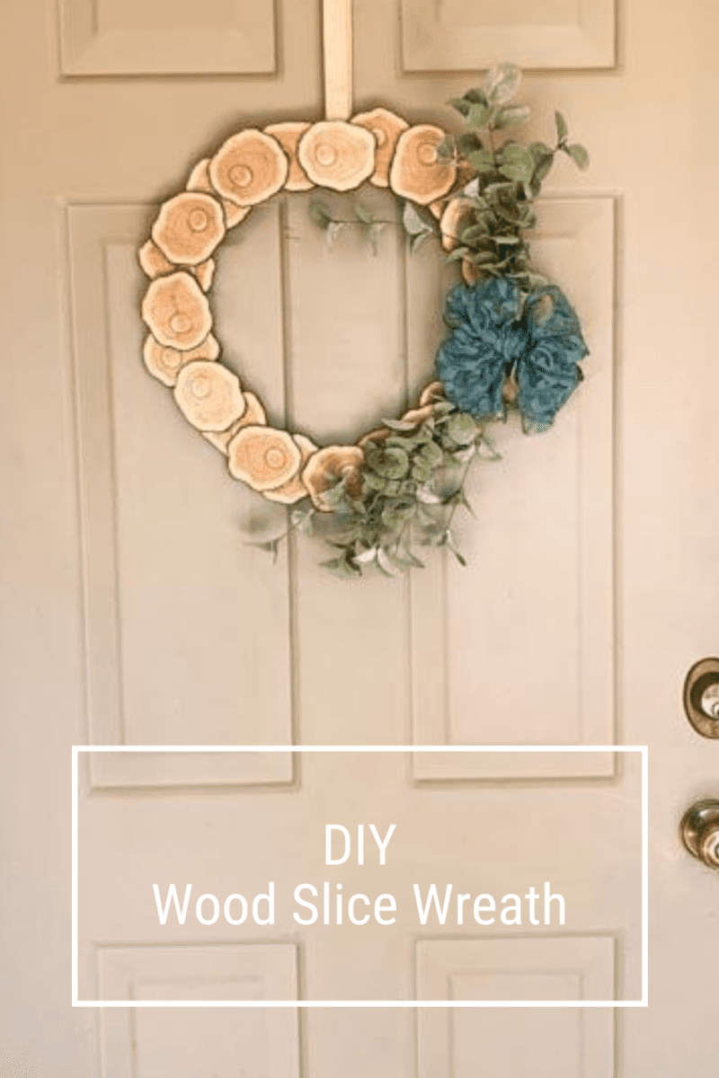 DIY Wood Slice Wreath - Amaryllis Lane