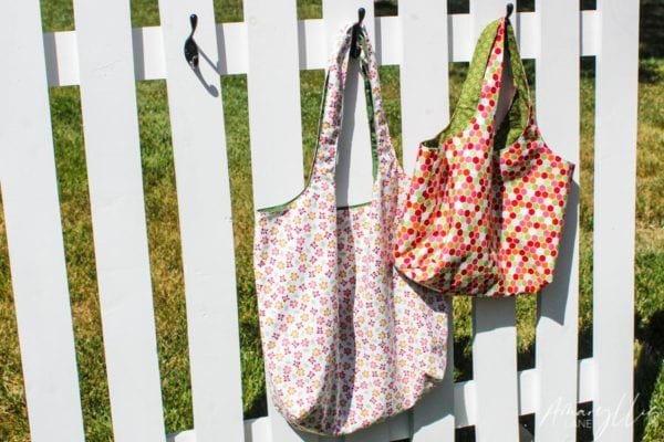 Reusable Grocery Bags Sewing Tutorial + FREE Pattern - Amaryllis Lane