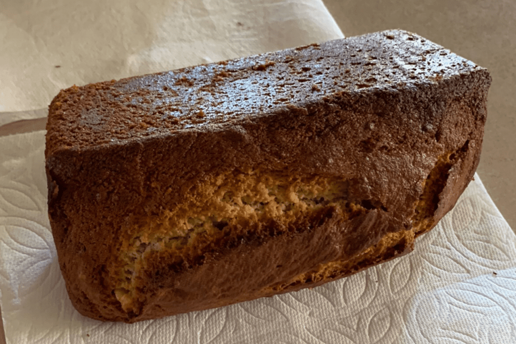 Chocolate Chip Banana Bread Cooling