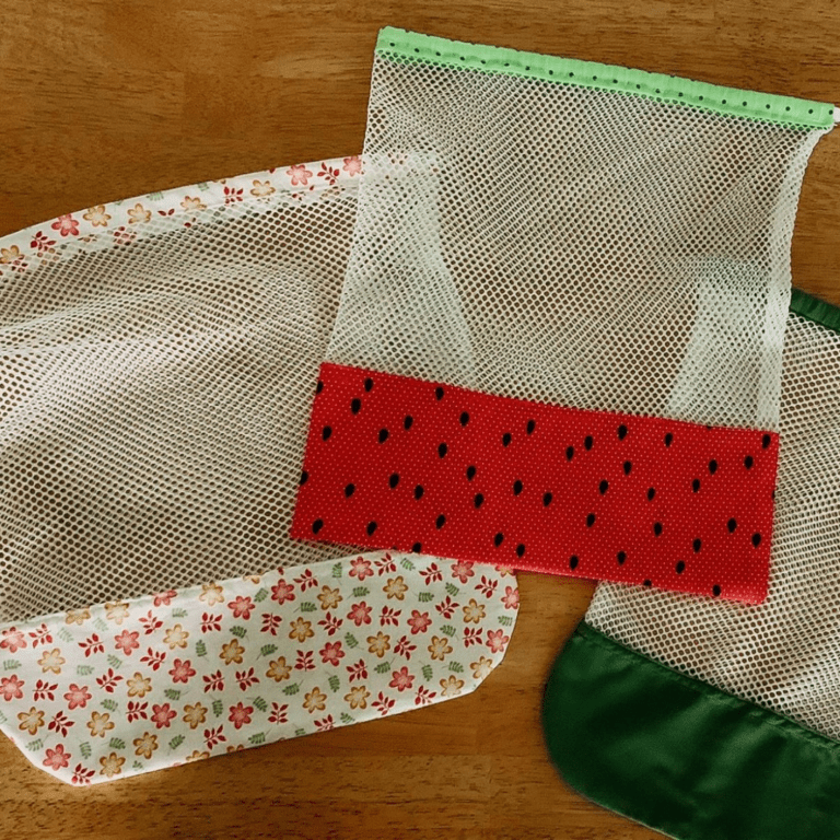 Reusable Produce Bags Sewing Tutorial + FREE Pattern