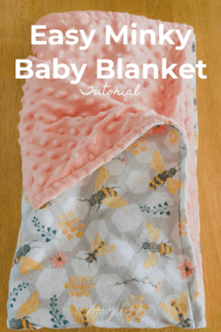 Easy Baby Blanket Tutorial