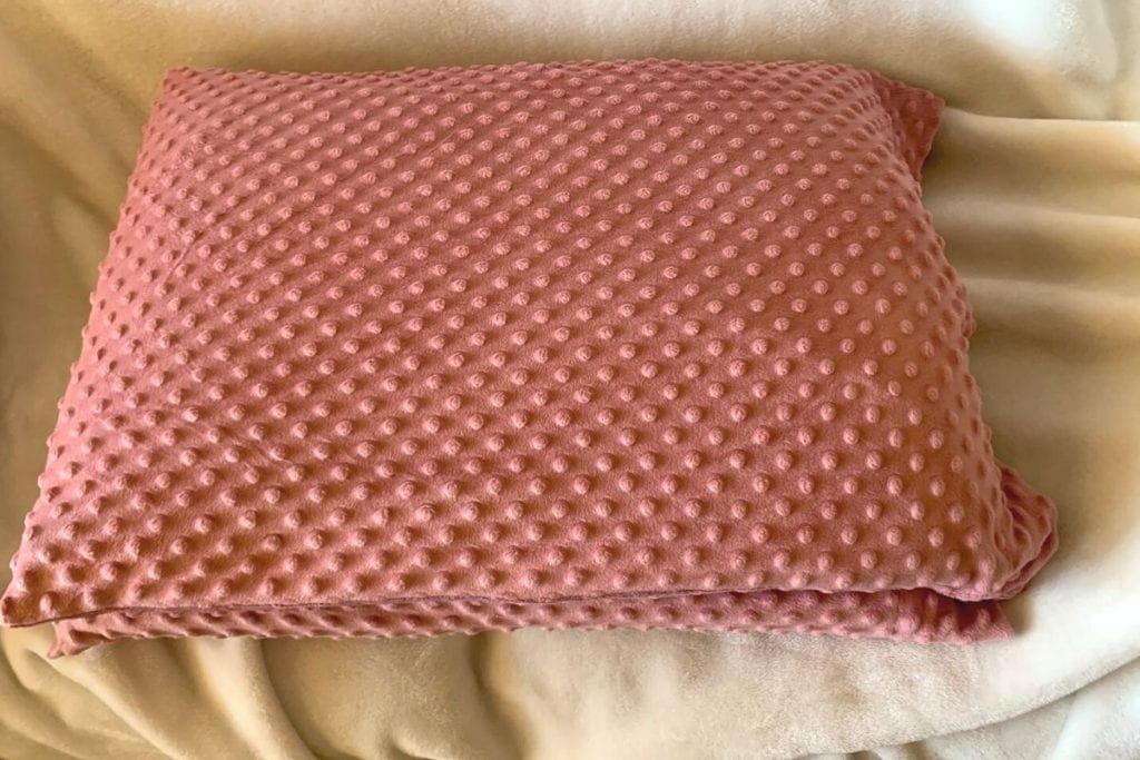 Minky dot outlet pillowcase