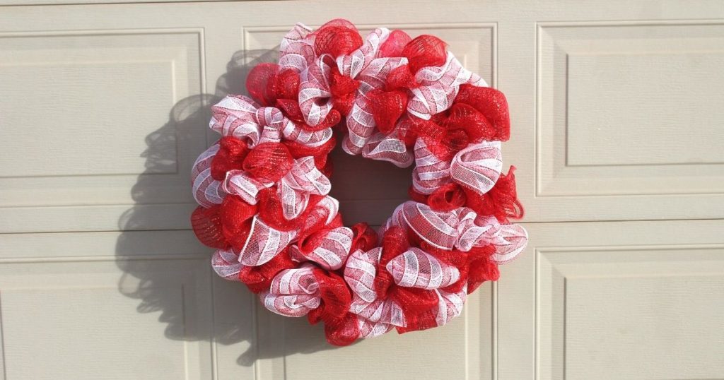 ribbon wreath tutorial