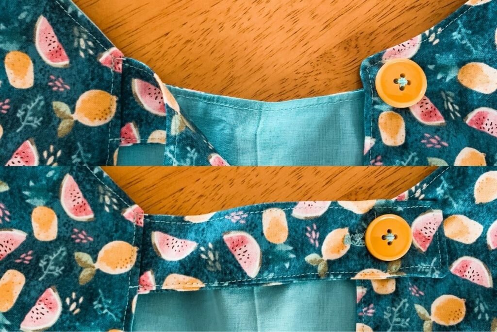 An image of the finished apron front