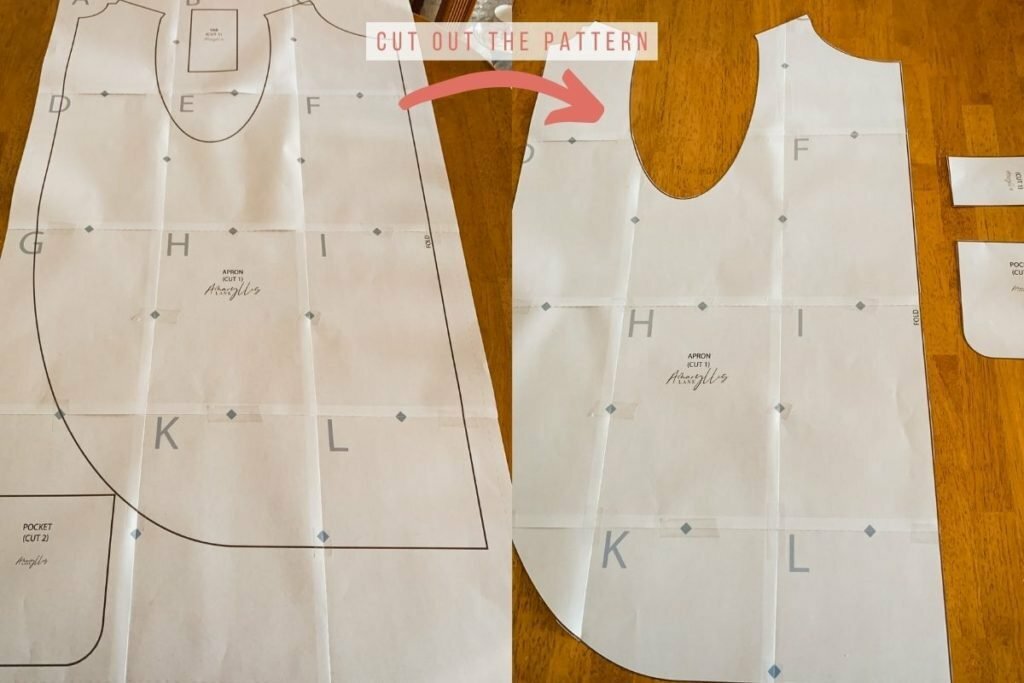 An image of the full coverage apron sewing pattern